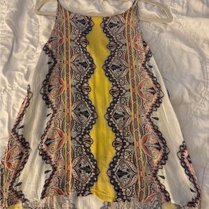 Multicolor Paisley Tank Top